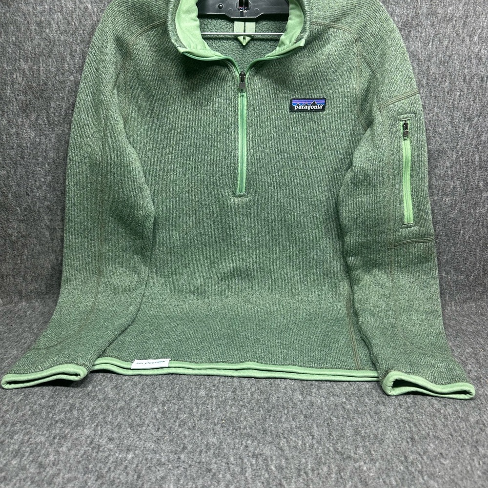 Patagonia Women's Zip-Up Sweater in Forest Green